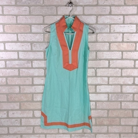 Sail to Sable Sleeveless Classic Mint Green Tunic Dress Size XXS - Picture 1 of 10